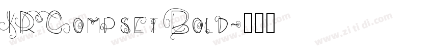 IRCompset Bold字体转换